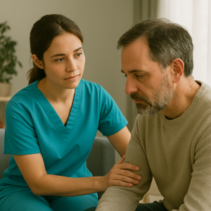 Cuidados auxiliares de enfermería en el área de salud mental