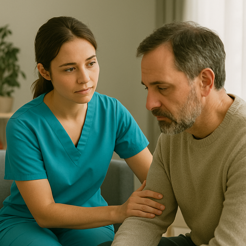 Cuidados auxiliares de enfermería en el área de salud mental