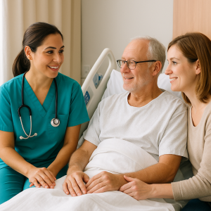 Comunicación con pacientes y familiares en el entorno clínico