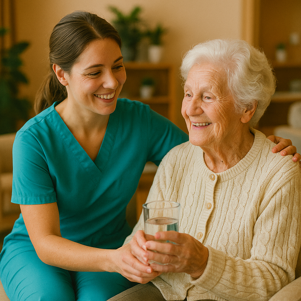 Cuidados auxiliares de enfermería en residencias de personas mayores
