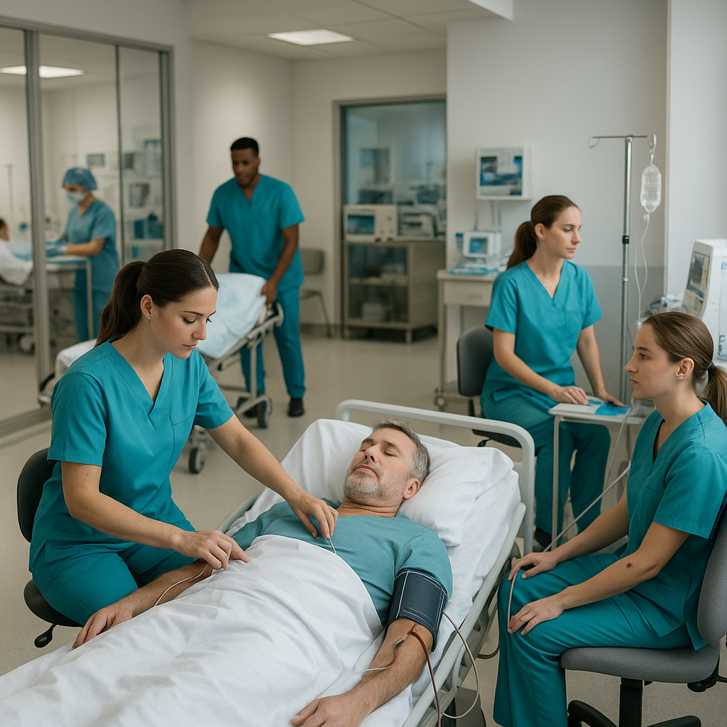 El Auxiliar de Enfermería Servicios Especiales UCI, Urgencias, Quirófano y Diálisis